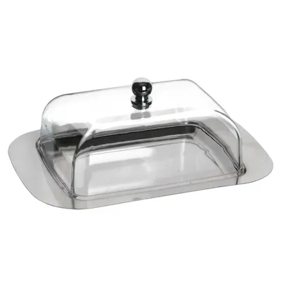 Image de Boîte à beurre en acier inoxydable pour le stockage et le service