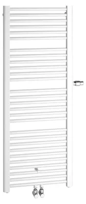Zdjęcie produktu dla Korpus łazienkowy rurowy Kermi B20-RM 800X900 CENTER CURVED WHITE LR01M08
