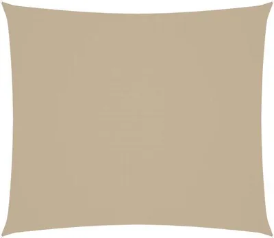 Immagine prodotto di Ombrellone rettangolare - 2,5 x 3 m - Beige - Tessuto Oxford - Impermeabile e con protezione UV - Tela ombreggiante con rivestimento inPoliuretano- Corde e fissaggio in acciaio inclusi
