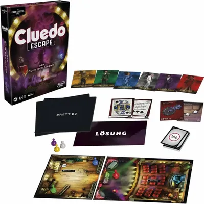 Produktbild von Cluedo Escape Der Club der Magier, Brettspiel, Flucht, 10 Jahr(e)