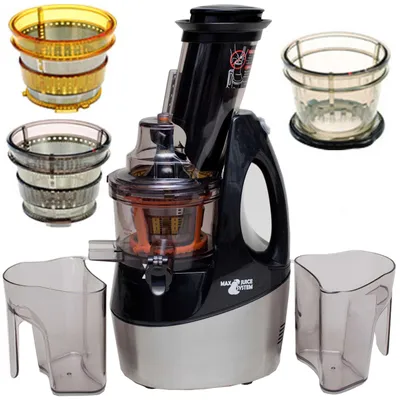 Produktbild von Berlinger 800W Slow Juicer – Leistungsstarker Entsafter mit 3 Sieben und großer