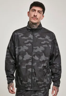 Produktbild von Urban Classics TB3127 | Camo Track Jacket Trainingsjacke Herren - Farbe: darkcamo - Größe: M
