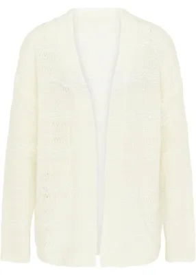 Produktbild von Ennia damen strickjacke - weiss, M/L