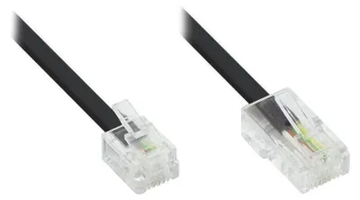 Obrázek produktu pro Kabel modemu DSL RJ11 / RJ45, černý, 6 m, Good Connections®