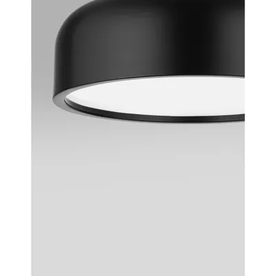 Immagine prodotto di Nova Luce Perleto Plafoniera LED E27, variante: 2 x 10 W, Ø 350 mm, nero opaco