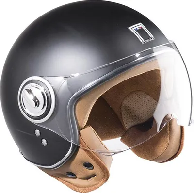 Image de Casque ouvert NOX Jet Idol Solid Matte Black Vel. M ECE22.05