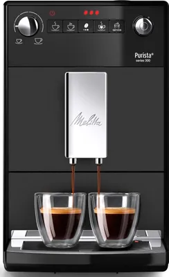 Image de Melitta Purista Frosted Black Machine à café automatique