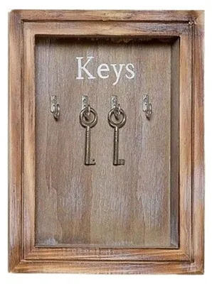 Produktbild von Schlüssel Kasten Schlüsselboard Holz H 30 cm