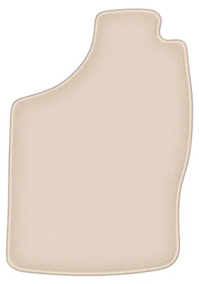 Productafbeelding van Velours bestuurdersmat voor Opel Astra F 1991-2002 (hatchback/sedan/stationwagen/cabrio) – beige, op maat – Wielganizator FORTUNA
