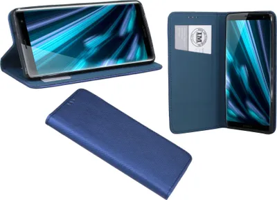 Image de Sony Xperia XZ3 Housse Housse Flip Case Smartphone Housse de protection bleue