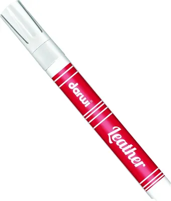 Zdjęcie produktu dla Darwi Paint On Leather Marker Marker na skórze White 6 ml 1 szt.