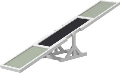 Produktbild von Agility Hundewippe für Training, rutschfest bis 50 kg, 180x30x30 cm Balance Board für Hunde