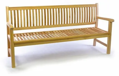 Zdjęcie produktu dla 3 osobowa DIVERO ławka ogrodowa z drewna tekowego 180 cm