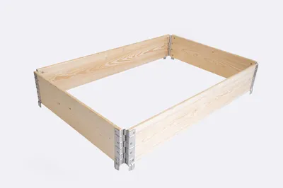 Produktbild von Upyard Palettenrahmen Hochbeet 120 x 80 cm, stapelbar