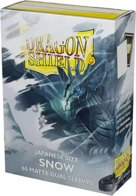 Productafbeelding van Dragon Shield - 60 sleeves in Japans formaat, dubbelwandig en mat