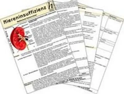 Produktbild von Niereninsuffizienz, Medizinische Taschen-Karte