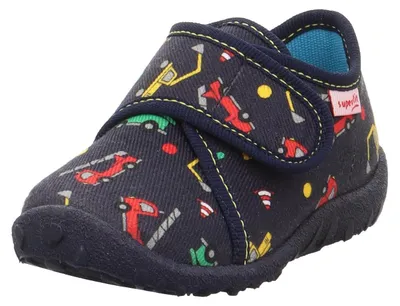 Productafbeelding van Superfit Baby, SPOTTY babyslippers, blauw/meerkleurig, model 8130, maat 18 EU