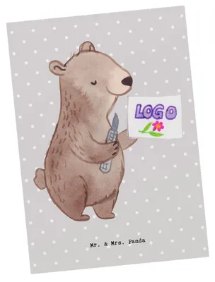 Produktbild von Mr. & Mrs. Panda Postkarte Gestalter für visuelles Marketing Herz - Grau Pastell - Geschenk, Grußkarte, einzelkarte, Postkarten, Ansichtskarte, Fotokarte
