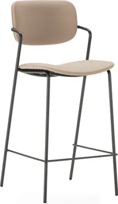 Produktbild von Marckeric - Maika Hocker - Beige - 44x51x66cm