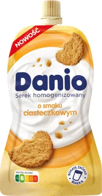 Produktbild von Danio Homogenisierter Käse mit Keksgeschmack 120 G