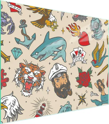 Produktbild von Glasschneidebrett 52x40 Märchen