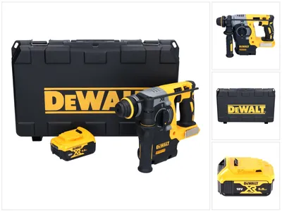 Produktbild von DeWalt DCH 273 NT Akku Kombihammer 18 V 2,1 J SDS Plus Brushless + 1x Akku 5,0 Ah + Koffer - ohne Ladegerät