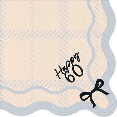 Zdjęcie produktu dla Serwetki Happy 60, 33x33 cm, mix (1 op. / 12 szt.)