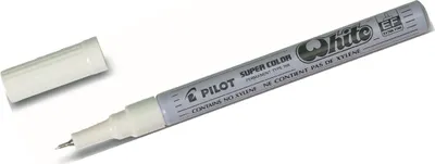 Produktbild von Pilot - Fineliner Super Color extra fein weiß | 12 Stück
