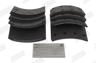 Produktbild von JURID Bremsbelagsatz Trommelbremse 1723805380 passend für MERCEDES-BENZ NG 17mm 143mm Schachtel 5,992kg