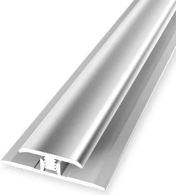 Produktbild von Wandprofil 7 x 7 x 2600 mm Einfasshöhe 3 - 5 mm Tapetenprofil Verbindungsprofil Aluminium eloxiert Glatt Ungebohrt Silber glänzend Küberit