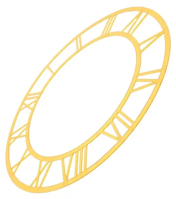 Runde Acrylspiegel-Wanduhr, römische Ziffern, selbstklebend, 20 cm