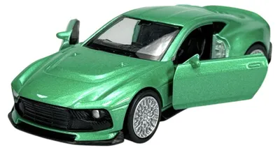Image de Welly, Aston Martin Valour, vert, modèle réduit en métal, échelle 1:34, neuf dans sa boîte, référence 43861