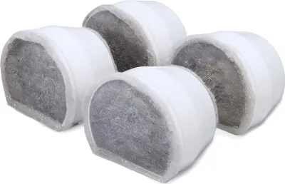 Produktbild von Aktivkohlefilter Für Haustier-Trinkbrunnen 2 Stück, Ersatzfilter Mit Aktivkohle, Passend Für Keramik-Wasserspender