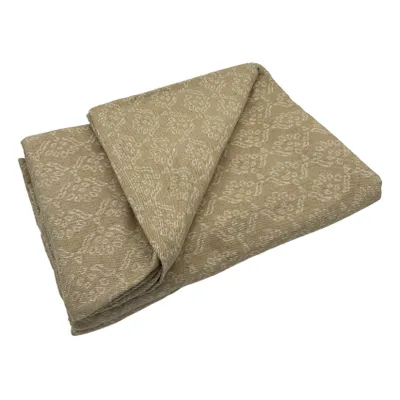 Produktbild von Jacquard-Bettüberwurf mit Blumenmuster