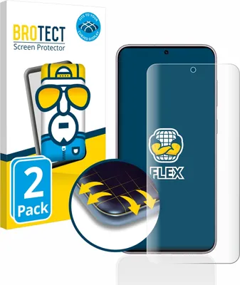 Produktbild von 2x BROTECT Fullscreen Schutzfolie für Samsung Galaxy S23 Displayschutz Folie Fullcover Klar Transparent