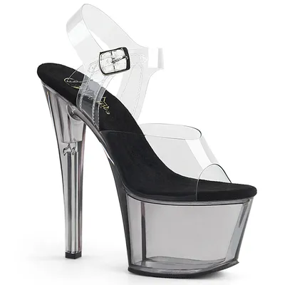 Produktbild von SKY-308T Damen Sandale von Pleaser, Transparent EU 36, US 6