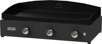 Image de Plancha  gaz 3 7200w fonte émaillée 75x40cm - Le Marquier - PLVP375E -