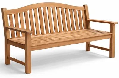 Zdjęcie produktu dla Ławka ogrodowa Catania z litego drewna tekowego bez XXL ekstra mocna 180 cm