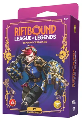 Produktbild von Riftbound: Vi Champion Deck Englisch – Vorgefertigtes Starter Deck