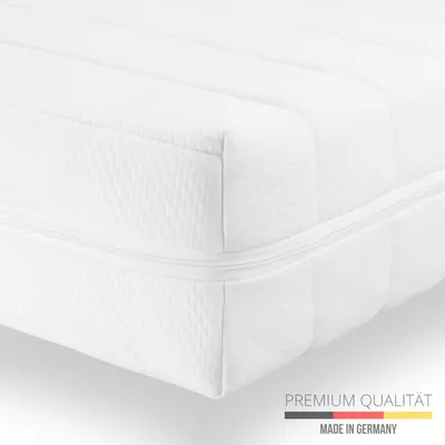 Produktbild von Matratze 90x190, ERGONOMISCHE MATRATZE H3 H2, 7 Zonen Kaltschaummatratze, Bequem & formstabil, Wendematratze, Matratze 90x190 H2, Matratze 90x190 H3