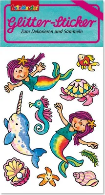 Produktbild von Glittersticker Meerjungfrau