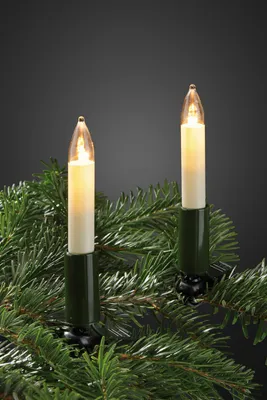 Produktbild von Lichterkette Made-in-Germany Christbaumbeleuchtung innen, 15 warm-weiße LED