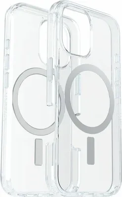 Produktbild von OtterBox Symmetry Series Clear Hülle für Apple iPhone 16 Smartphone - Durchsichtig - 1 Paket - Polybeutel - Transparent - Sturzsicher - Polycarbonat, Thermoplastisches Elastomer, Plastik - Kann drahtlos geladen werden
