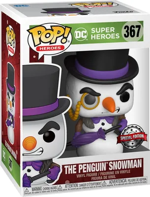 Produktbild von DC Super Heroes - The Penguin Snowman 367 Special Edition - Funko Pop! Vinyl Figur