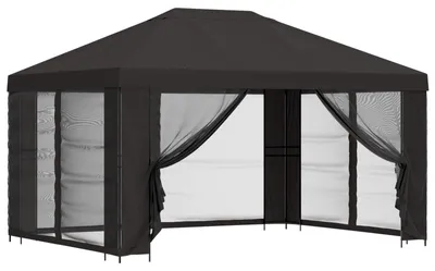 Immagine prodotto di Gazebo da giardino con pareti laterali 4 × 3 m Antracite