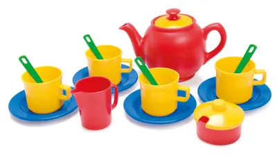 Produktbild von 4382 - Teeservice Im Netz L:19 Cm 17 Teile
