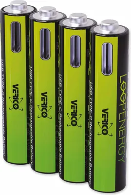 Obrázek produktu pro Varta LoopEnergy Li-Ion dobíjecí baterie AAA900 USB-C 4 pack retail - Baterie - Micro (AAA)