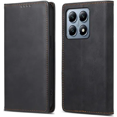Produktbild von Mobigear Geldbörsen-Handyhülle für Xiaomi 14T Pro – Klapphülle – Schwarz