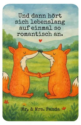 Produktbild von Mr. & Mrs. Panda Decke Füchse Liebe Design 100 x 150 cm - Weiß - Geschenk, Ehemann, Tagesdecke, Freundin, Fuchs, Plaid, Sofadecke, Heimdecke, Fox, Paar, Kuscheldecke
