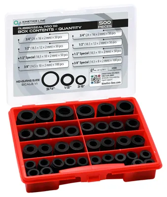 EPDM Flachdichtungen 500 Stück 3/8-3/4 Zoll – Dichtungsset